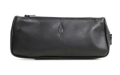 VINTAGE PIPE AND TOBACCO POUCH BLACK