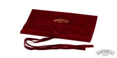 VELVET PIPE BAG BURGUNDY