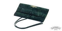 VELVET PIPE BAG GREEN