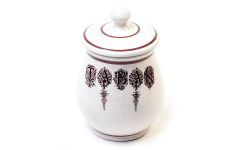 CERAMIC VINTAGE TOBACCO JAR