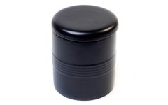 CYLINDRICAL TOBACCO JAR BLACK