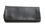 BORSA TABACCO E PIPA IN PELLE NERA