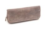 BORSA PIPA E TABACCO SCAMOSCIATA - TORTORA