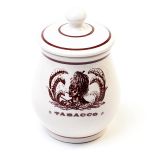 VASO PORTA TABACCO CERAMICA INDIAN